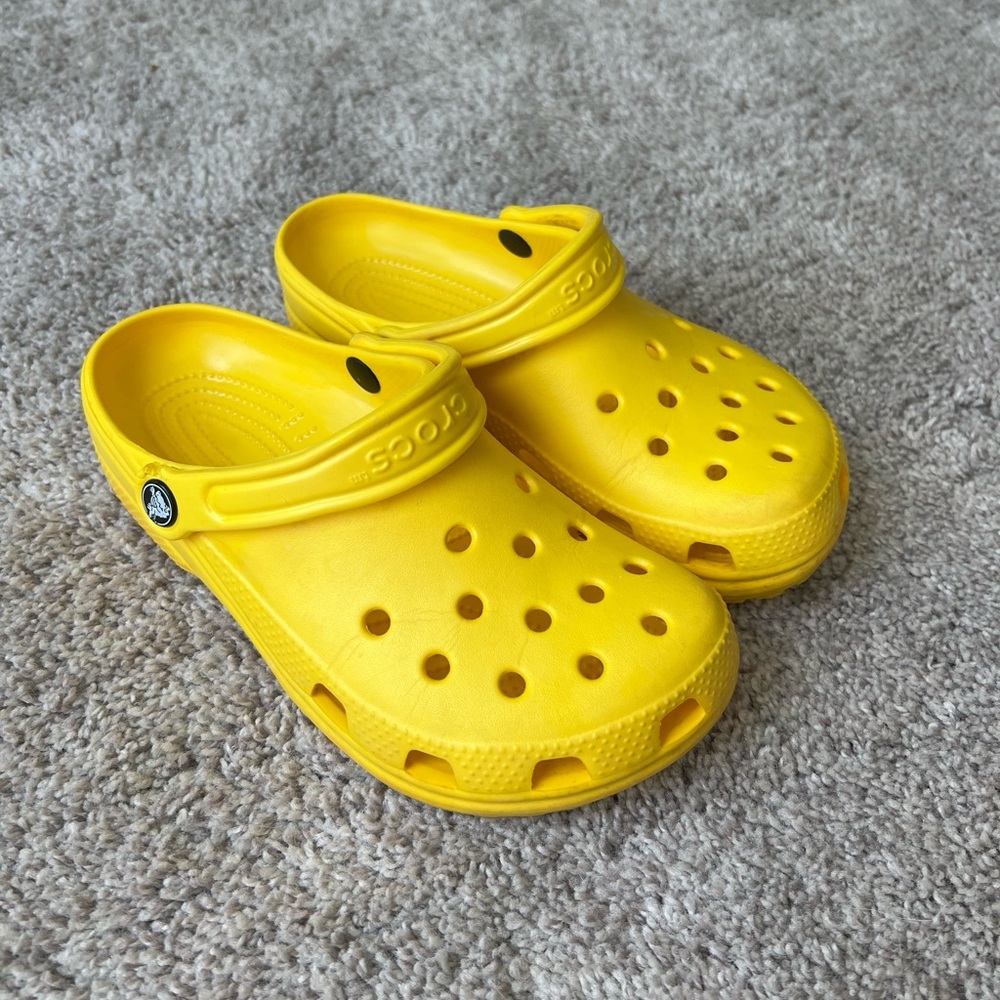 Yellow Crocs
